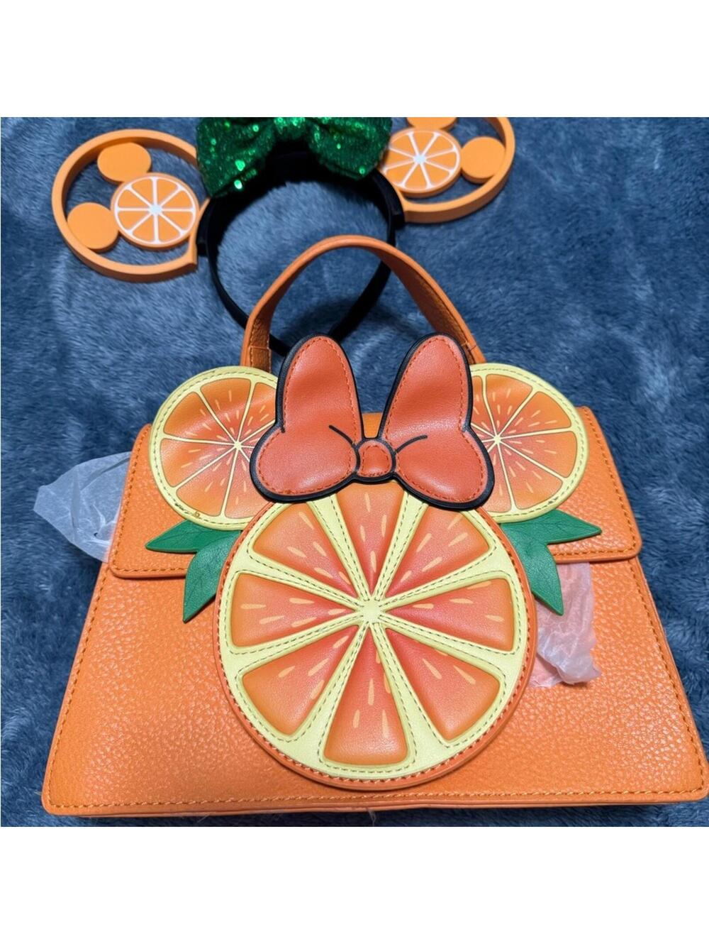 Disney Orange Slice Themed Handbag with Matching Headband - Picture 4 of 8